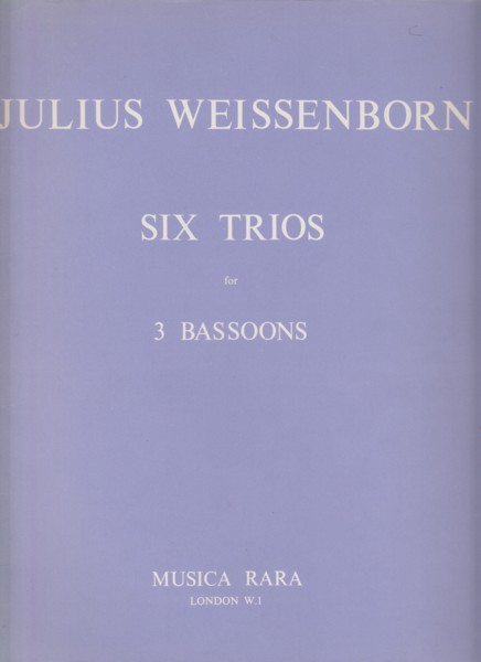 Image for Six Trios for 3 Bassoons - Set of Parts