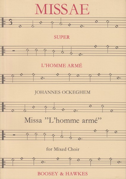 Image for Missa "L'homme armé" - Mixed Choir (SATB) A Capella