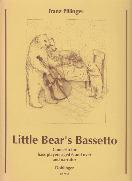 Image for Little Bear's Bassetto - Concerto for Bass players aged 6 and over and narrator