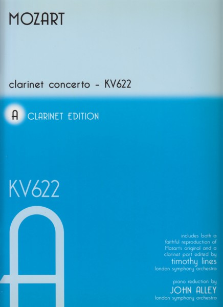 Image for Clarinet Concerto in A major, K.622 - Clarinet & Piano