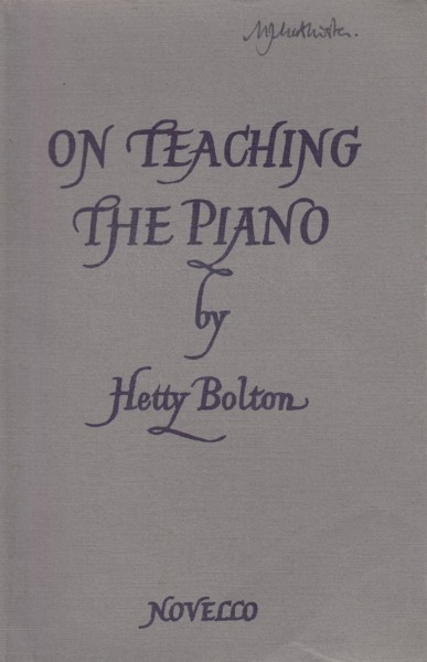 Image for On Teaching the Piano