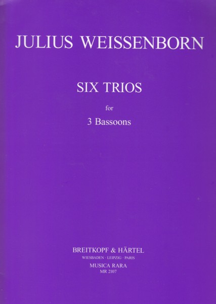 Image for Six Trios for 3 Bassoons - Set of Parts