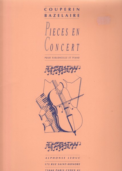 Image for Pièces en Concert - Cello & Piano