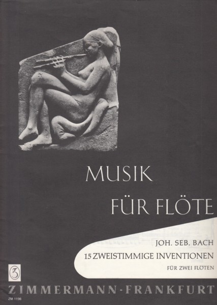 Image for 15 Two Part Inventions BWV 772-786 for Two Flutes