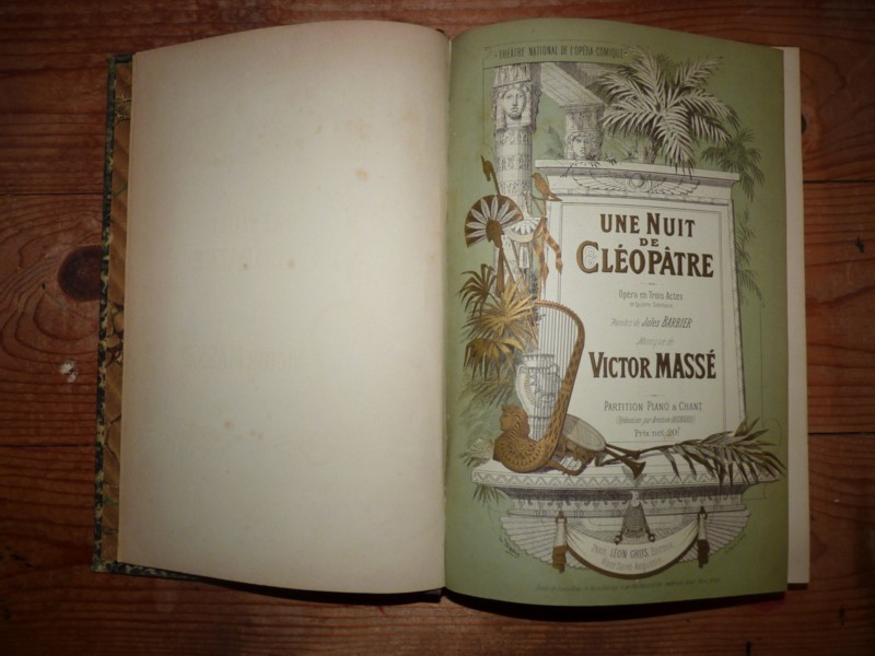 Image for Une Nuit de Cléopatre. Opéra en Trois Actes.