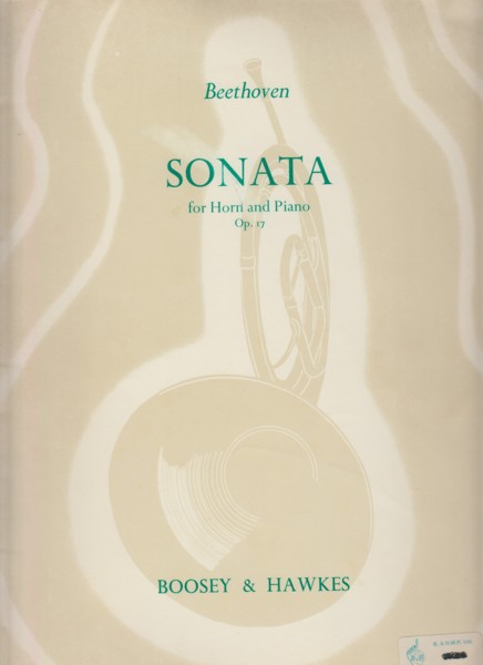 Image for Sonata for Horn and Piano, Op.17 - (ed. Max Wolff)