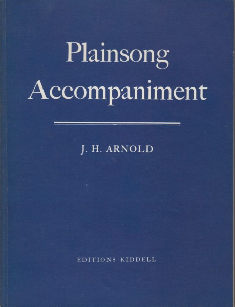 Image for Plainsong Accompaniment