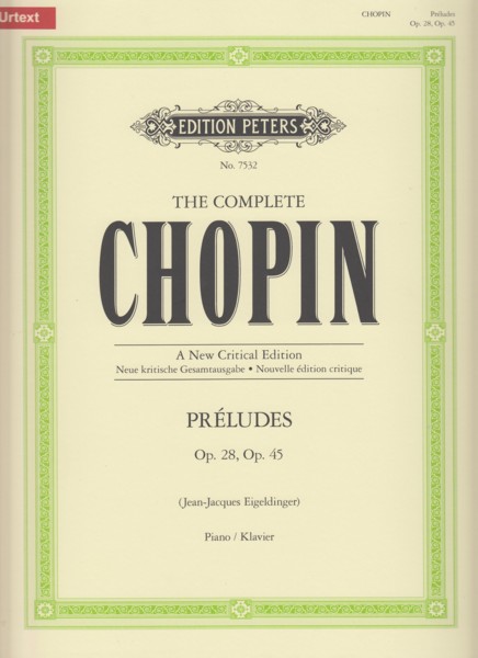 Image for Preludes Op.28 & Op.45 - Urtext
