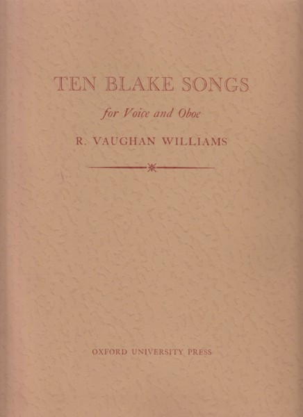 Image for Ten Blake Songs for Voice and Oboe