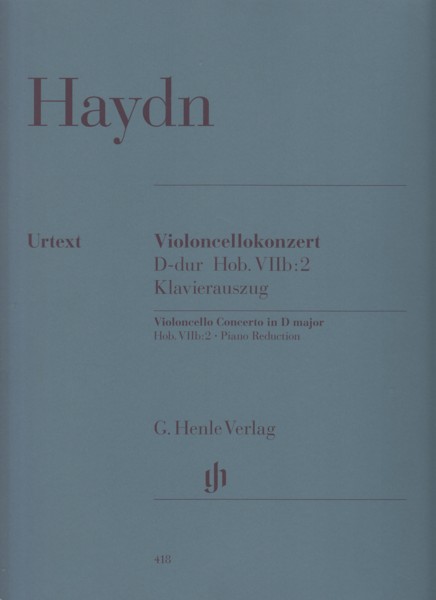 Image for Cello Concerto in D, Hob.VIIb:2 - Piano Reduction
