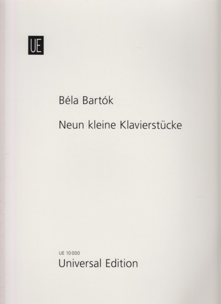 Image for Nine Little Piano Pieces