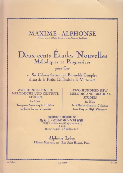 Two Hundred New Melodic and Gradual Studies for Horn - Book 1: 70 Very Easy and Easy Studies Image for Two Hundred New Melodic and Gradual Studies for Horn - Book 1: 70 Very Easy and Easy Studies