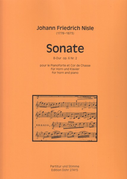 Image for Horn Sonata in B flat, Op.6/2 - Horn in F & Piano