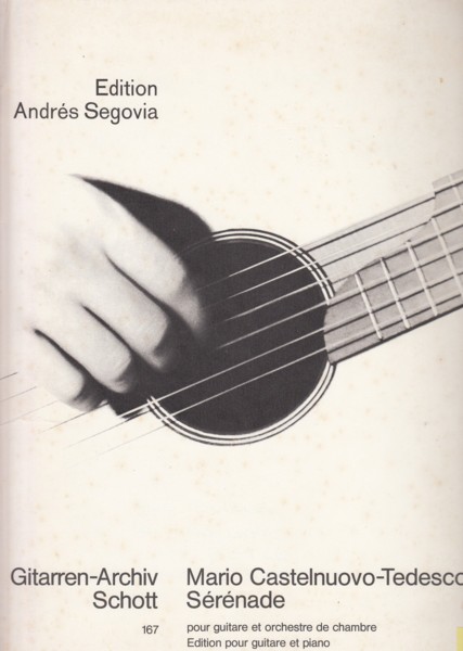 Serenade for Guitar and Chamber Orchestra, Op.118 - Guitar & Piano Image for Serenade for Guitar and Chamber Orchestra, Op.118 - Guitar & Piano