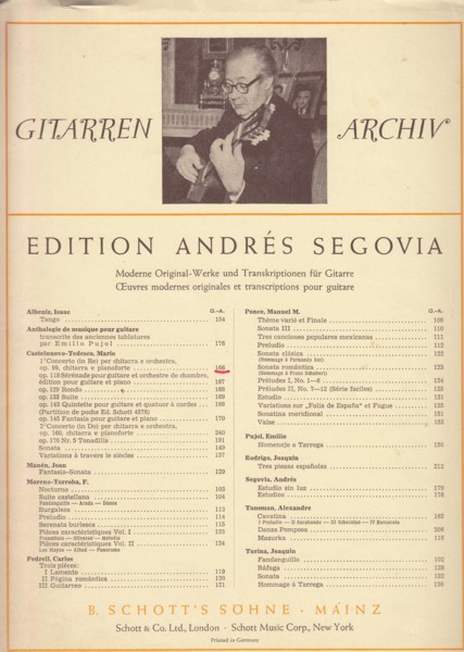 Image for Guitar Concerto No.1 in D, Op.99 - Guitar & Piano