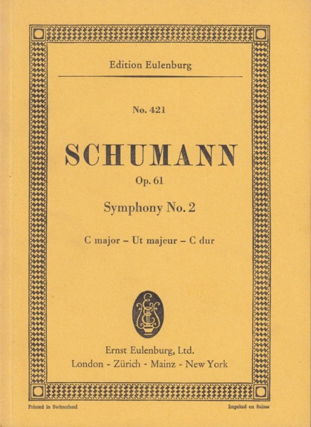 Symphony No.2 in C major, Op.61 - Study Score Image for Symphony No.2 in C major, Op.61 - Study Score