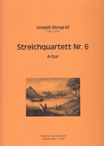Image for String Quartet No.6 in A major - Score & Parts