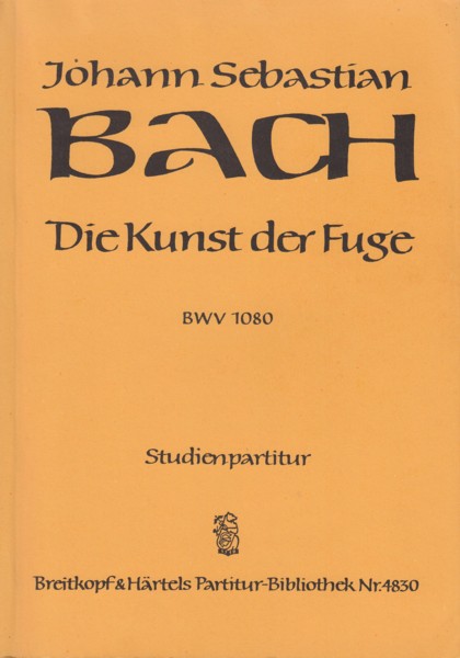 Image for The Art of Fugue, BWV 1080 - Study Score