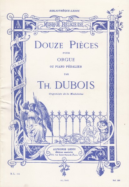 Image for Douze Pièces for Organ or Pedal Piano