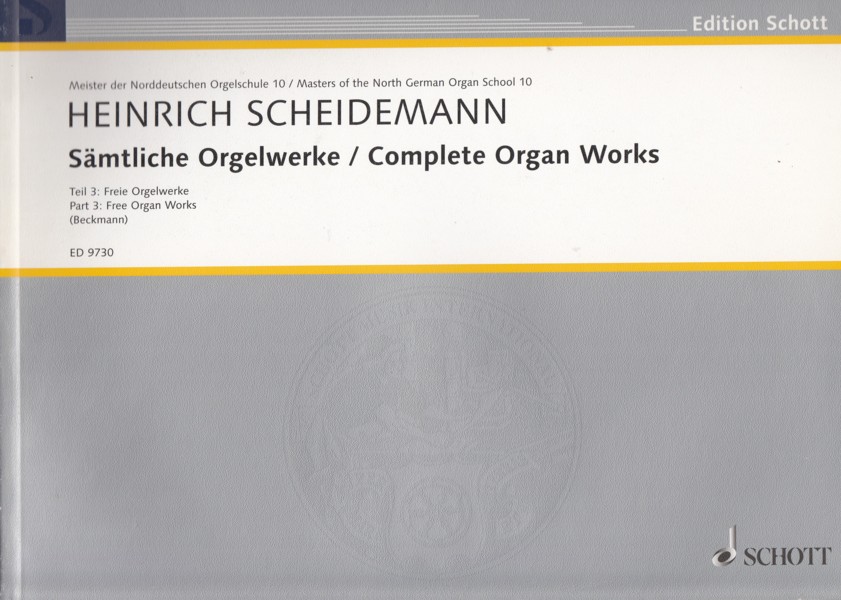 Image for Complete Organ Works Part 3: Free Organ Works.