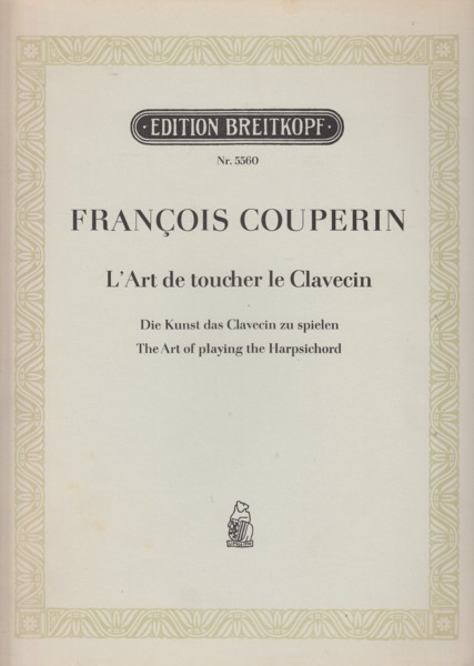 Image for L'Art de toucher le Clavecin