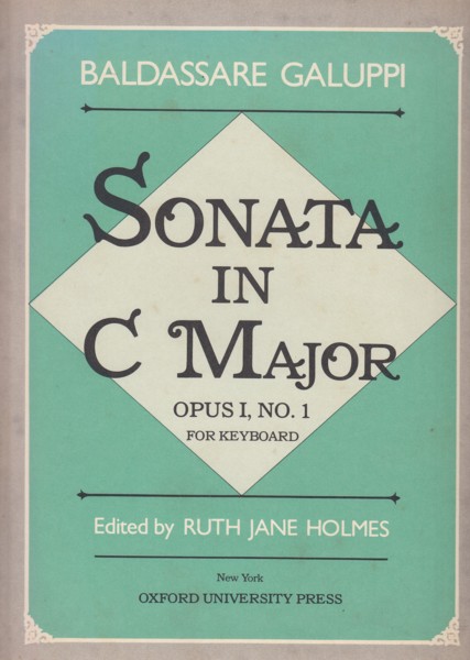 Image for Sonata in C major, Op1/1 for Keyboard