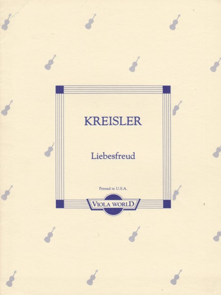 Image for Liebesfreud - Viola & Piano