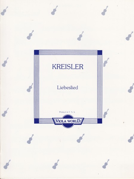 Image for Liebeslied - Viola & Piano