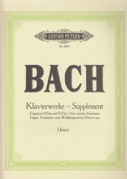 Image for Keyboard Works - Supplement