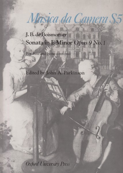 Sonata in e minor, Op.9 No.1 for Flute and Basso continuo Image for Sonata in e minor, Op.9 No.1 for Flute and Basso continuo