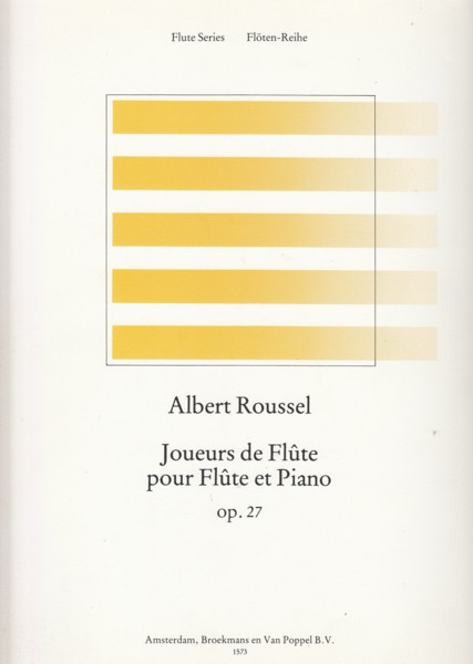 Image for Joueurs de Flte, Op.27 for Flute and Piano