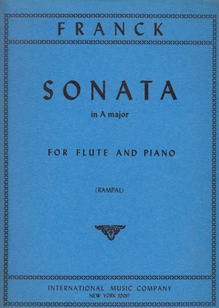 Image for Sonata in A major for Flute and Piano