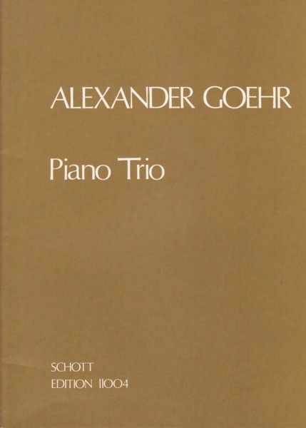 Image for Piano Trio, Op.20 - Set of Parts