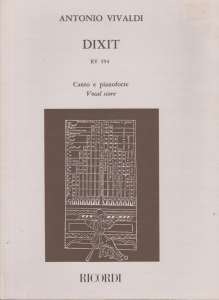 Image for Dixit, RV 594 - Vocal Score