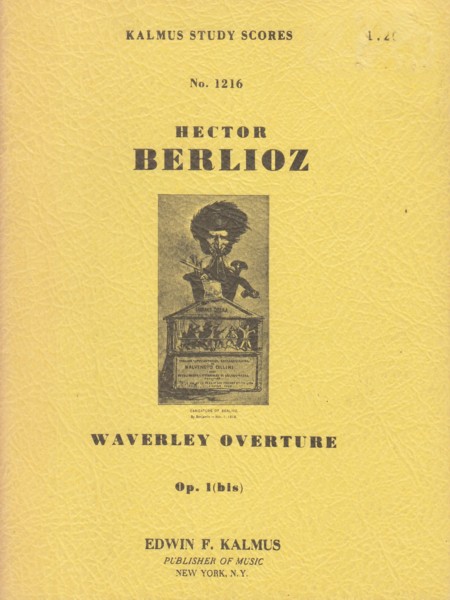 Image for Waverley Overture, Op.1 (bis) - Study Score