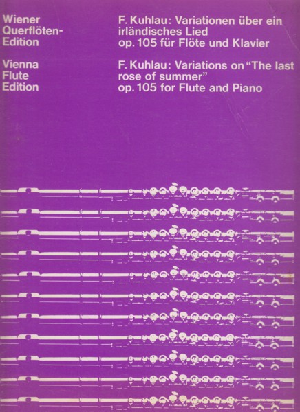 Image for Variations on "The Last Rose of Summer". Op.105 for Flute & Piano.
