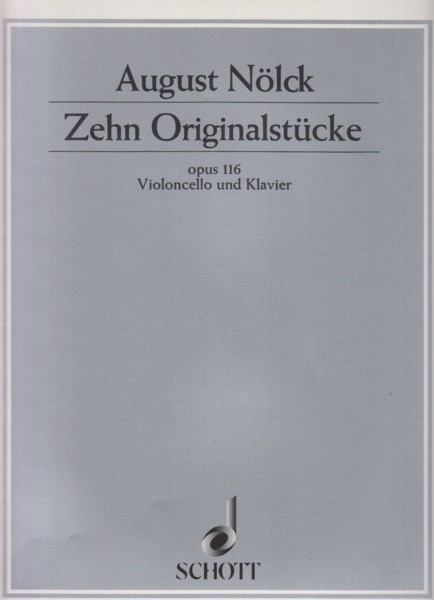 Image for Ten Original Pieces, Op.116 for Cello and Piano