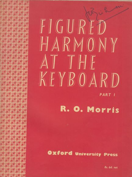 Image for Figured Harmony at the Keyboard - Part 1