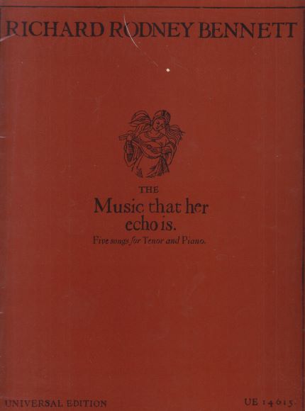 Image for The Music that her echo is - Five Songs for Tenor & Piano
