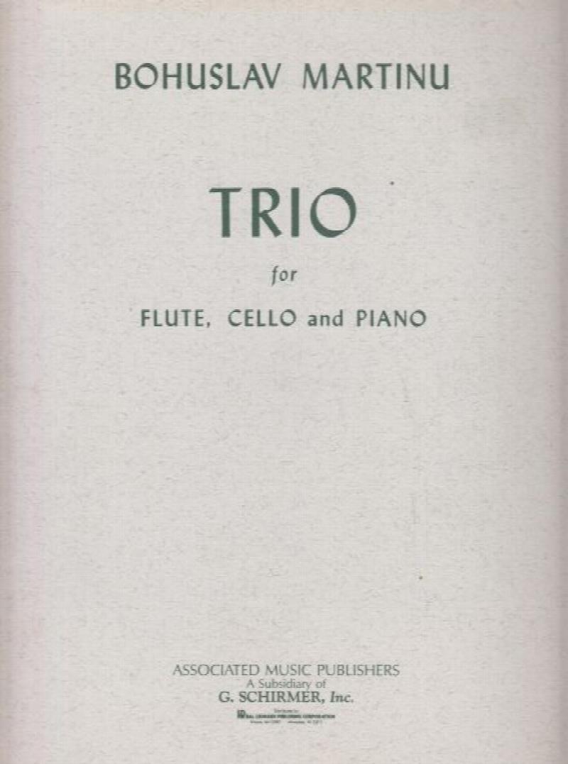 Trio for Flute, Cello (or Viola) and Piano Set of Parts