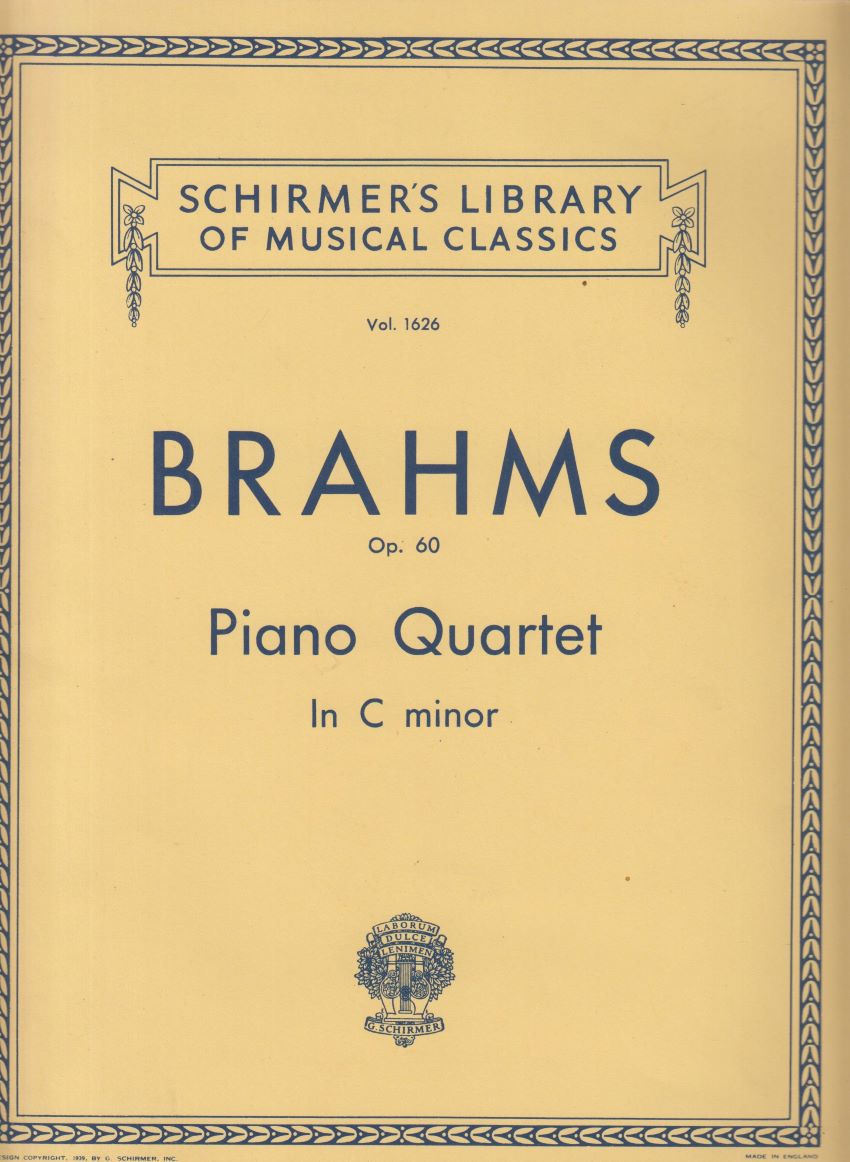 Piano Quartet in c minor, Op.60 Set of Parts